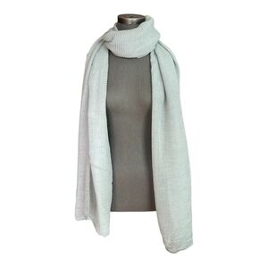 Nordstrom BP Light Aqua Blue Plisse Scarf 104x32” NWT Multifunctional